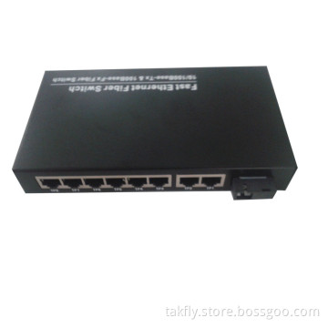 1000m 1 Optical Port and 8 RJ45 Port